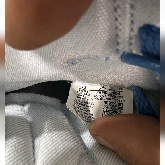 Nike Air Jordan 1 High Shoes Method of Make Blue FB9891-404 Wmen's Sizes 12 NWOB - Picture 11 of 11